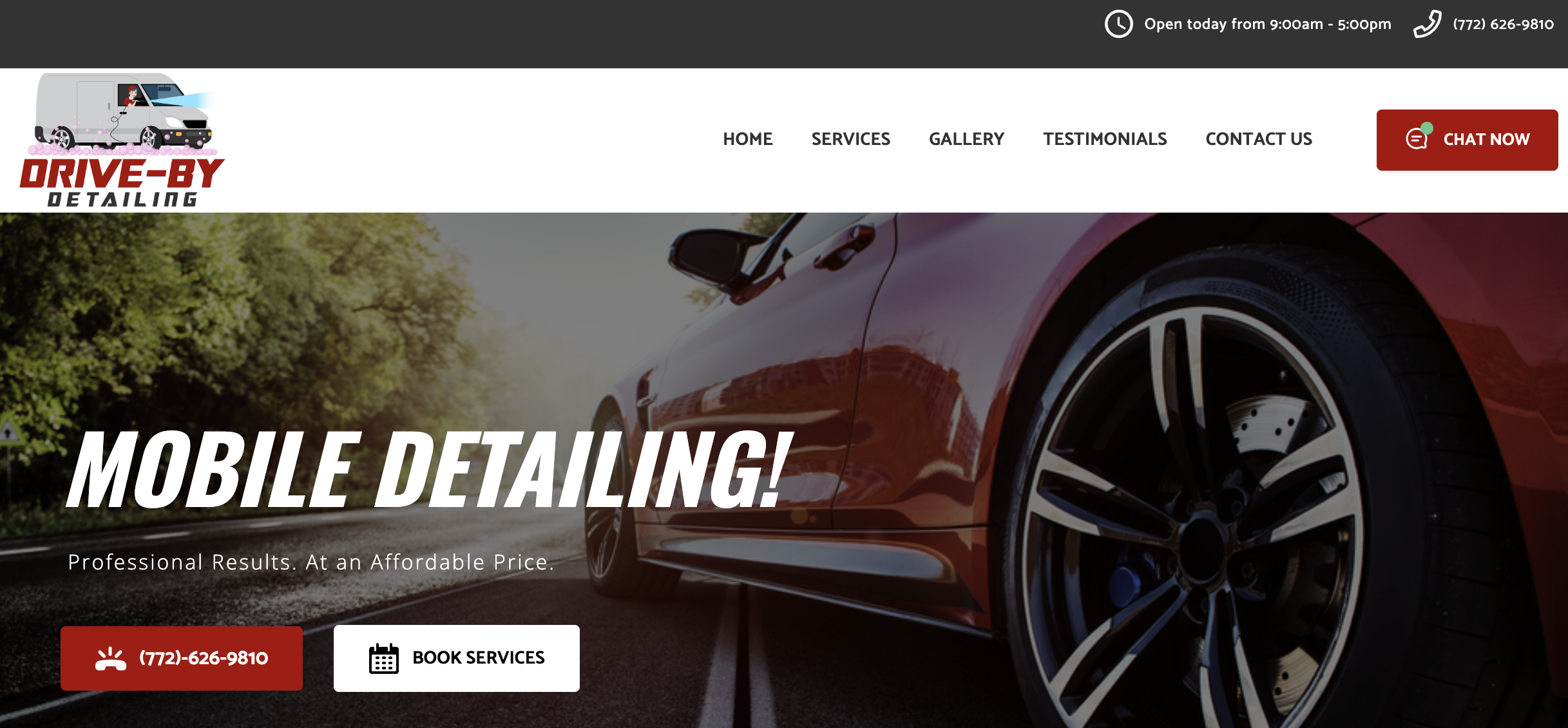 Car Detailing Website Templates