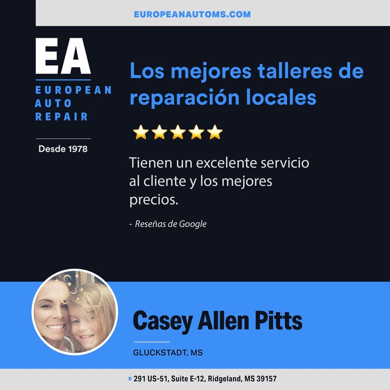 Reseña de clientes de European Auto Repair.